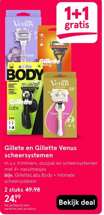 Aanbieding: Scheersystemen