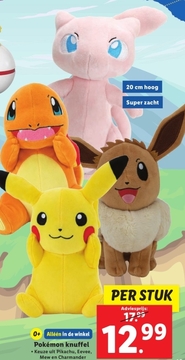 Aanbieding: Pokémon knuffel