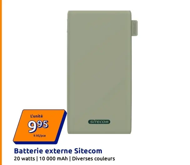 Offre: Batterie externe