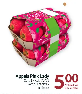 Promotie: Appels Pink Lady