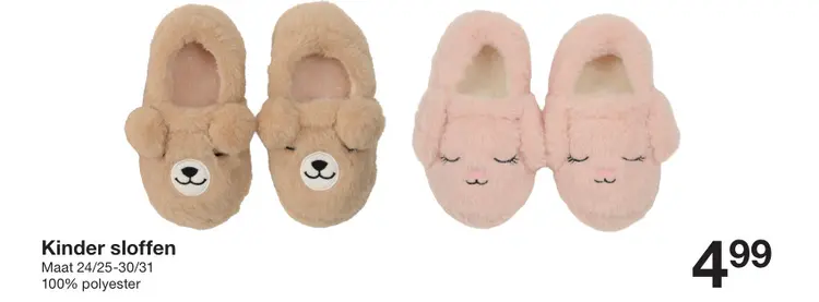 Aanbieding: Kinder sloffen