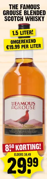 Aanbieding: The famous grouse blended scotch whisky