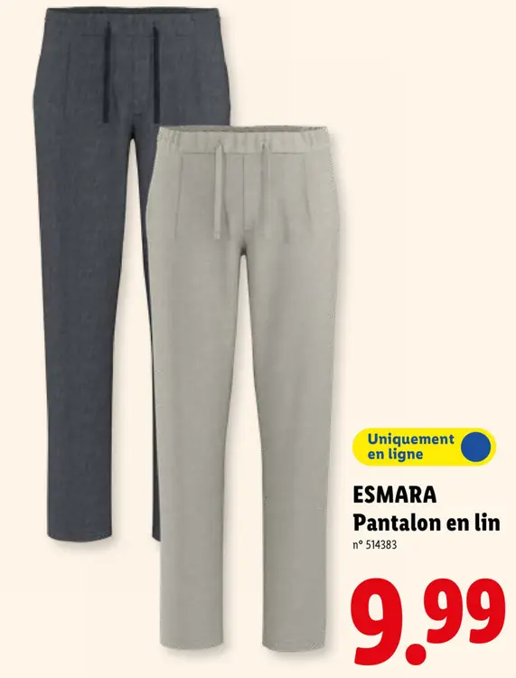 Offre: Pantalon en lin
