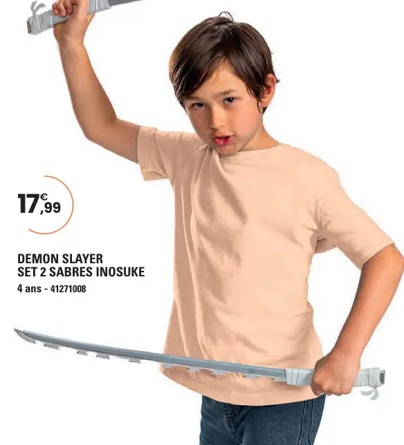 Offre: Demon slayer set 2 sabres inosuke