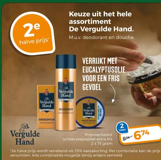 Aanbieding: scheerzeeptablet extra fris