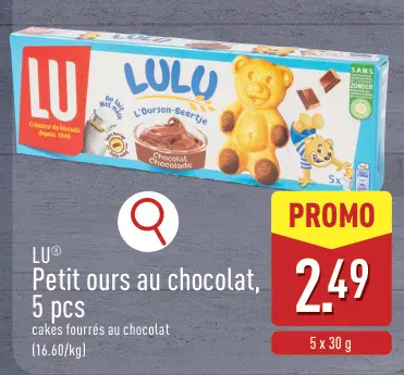 Offre: Petit ours au chocolat