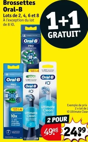 Offre: Brossettes Oral-B