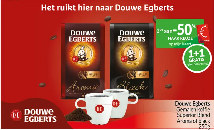 Aanbieding: Gemalen koffie Superior Blend Aroma of Black