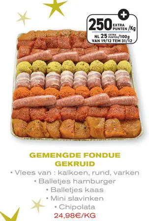 Aanbieding: Gemengde fondue gekruid