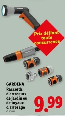 Offre: Raccords d'arroseurs de jardin ou de tuyaux d