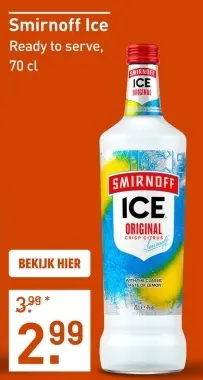 Aanbieding: Smirnoff Ice