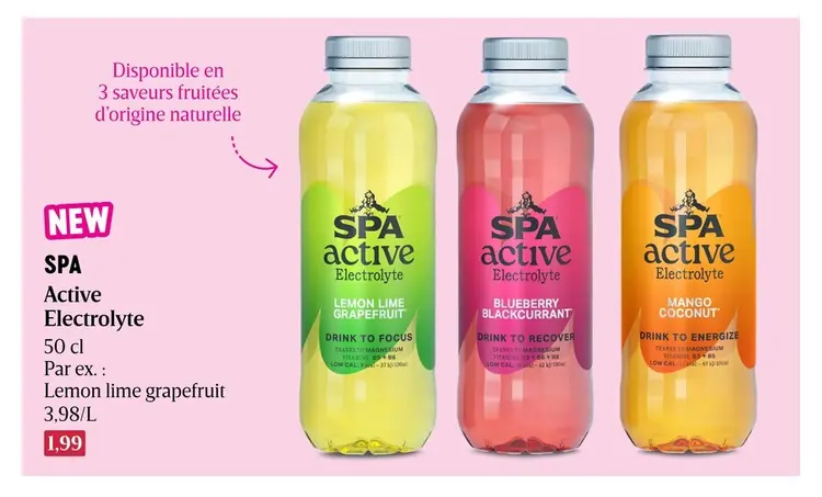 Offre: SPA Active Electrolyte