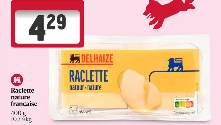 Offre: Raclette nature française