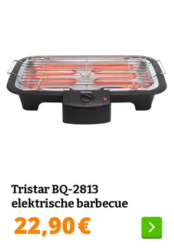 Aanbieding: Tristar BQ-2813 elektrische barbecue