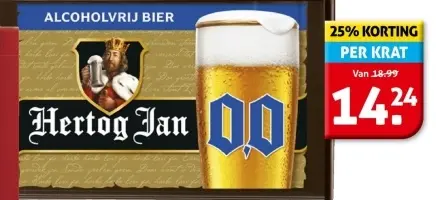 Aanbieding: Hertog Jan 0.0