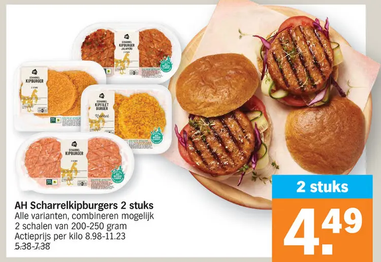 Promotie: Scharrelkipburgers