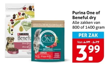 Aanbieding: Purina One of Beneful dry