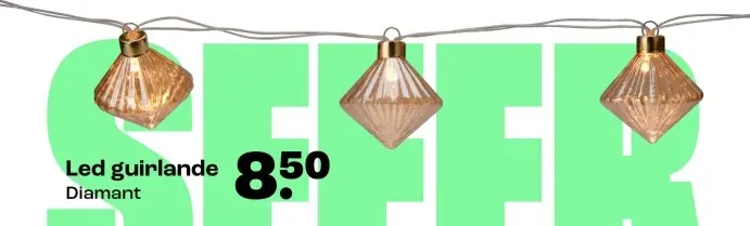 Aanbieding: Led guirlande Diamant