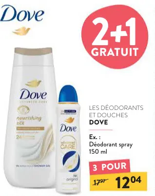 Offre: Déodorant spray
