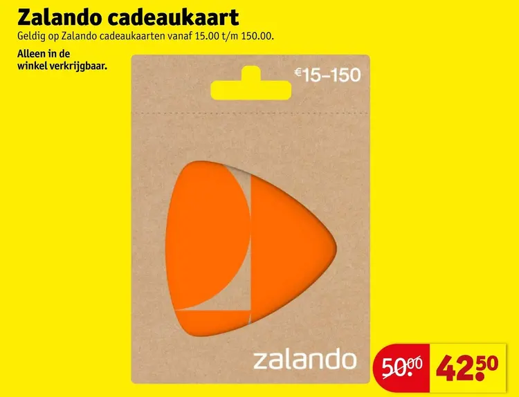 Promotie: Zalando cadeaukaart