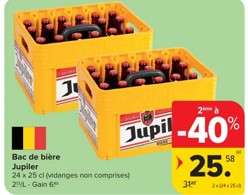 Offre: Bac de bière