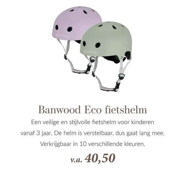 Aanbieding: Banwood Eco fietshelm