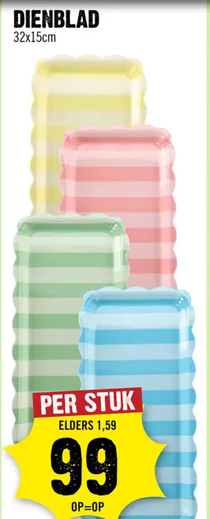 Aanbieding: Dienblad