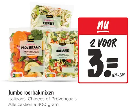 Aanbieding: Roerbakmixen