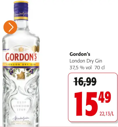 Offre: London Dry Gin
