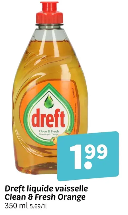 Offre: liquide vaisselle Clean & Fresh Orange