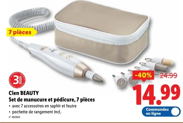 Offre: Set de manucure et pédicure