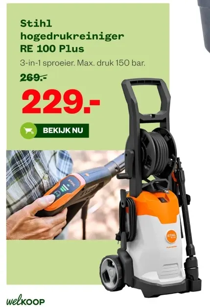 Aanbieding: Hogedrukreiniger RE 100 Plus