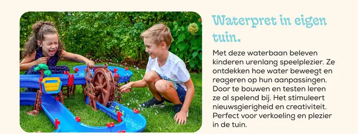 Promotie: Waterpret in eigen tuin