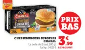 Offre: Cheeseburgers surgeles