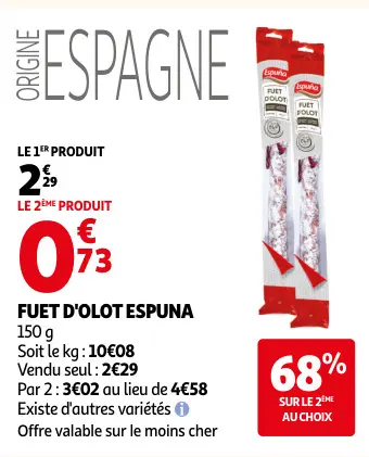 Promotie: Fuet d'olot