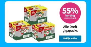 Aanbieding: Dreft gigapacks