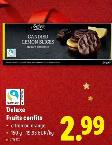 Offre: Deluxe Fruits confits