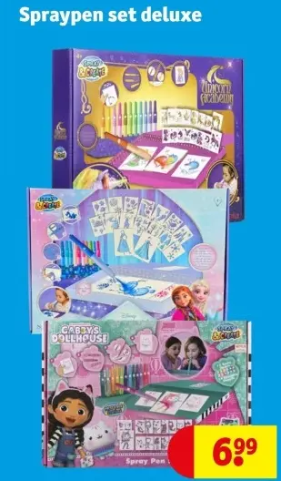 Promotie: Spraypen set deluxe