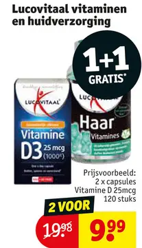 Aanbieding: Lucovitaal vitaminen en huidverzorging