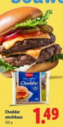 Aanbieding: Cheddar smeltkaas