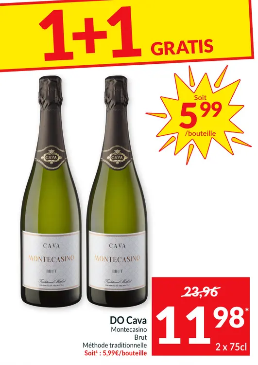 Offre: Cava Montecasino Brut