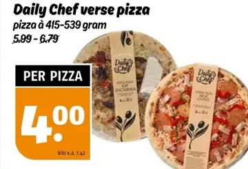 Aanbieding: Daily Chef verse pizza