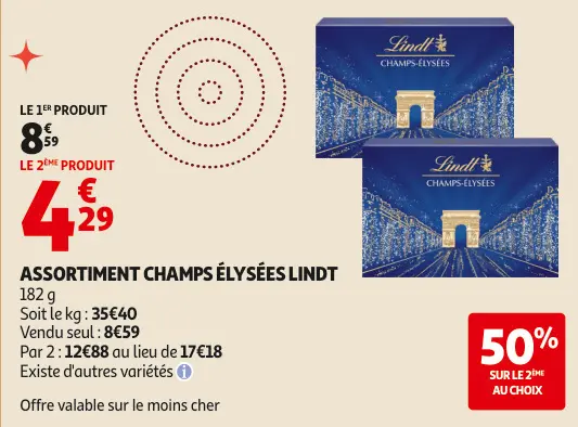 Offre: Assortiment champs élysées