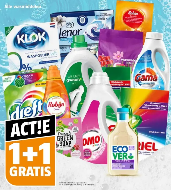 Aanbieding: Alle wasmiddelen