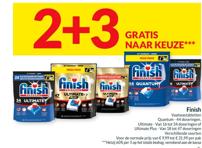 Promotie: Vaatwastabletten