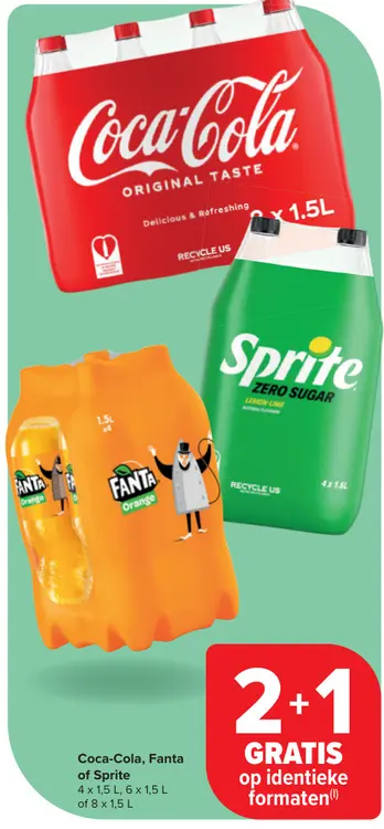 Promotie: Coca-Cola, Fanta of Sprite