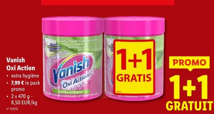 Offre: Vanish Oxi Action