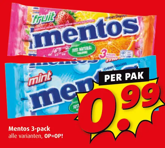 Aanbieding: Mentos