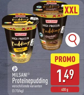 Promotie: Proteïnepudding