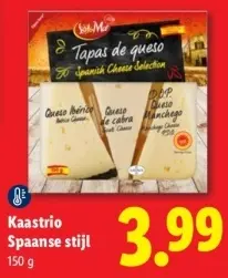 Aanbieding: Kaastrio Spaanse stijl